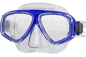 WOWDECOR - Maschera da Sub Dioptrin con correzione diottrie, Maschera Subacquea per Adulti e Bambini con miopia