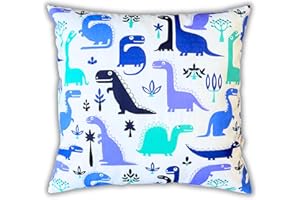 ‎HOUSE ART LIFE HOUSE ART LIFE Children's Cushion Cover 40 x 40 cm Cotton - Soft, Breathable, with Zip, in Various Designs - Ideal for Children's Room, Baby Bed, Machine Washable, Comfortable Sleep
