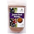 JIOO Organics Jamun Seed Powder (जामुन का पाउडर) | Fresh Fruit Black Plum | Sugar Control & Blood Purification (100 gm)