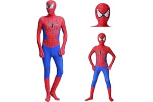 QCCOSER Costume da cosplay 3D Fancy Dress per bambini, costume da anime con maschera, costume classico per bambini, costume per feste in maschera, Halloween, carnevale