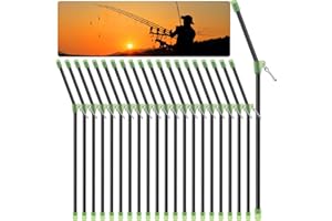 Nelxsene 20 Pezzi Anti-Tangle Boom 20cm, Anti-Groviglio per la Pesca, Anti groviglio Boom Balance Connector Attrezzatura da Pesca per la Pesca alla Canna e all'alimentatore precisi