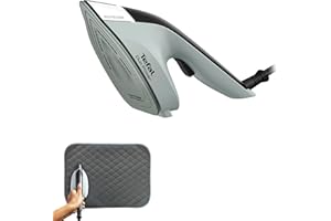 Tefal Duo Power JF4031E0 - Plancha y plancha de vapor 2 en 1 (1700 W, 25 g/min de vapor, 100 g/min de vapor extra, parte de mano ligera, 30 segundos de calentamiento, eucalipto/negro)