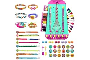 Felly Kit Braccialetti dell'Amicizia Fai-Da-Te per Bambina dai 6 ai 12 Anni, Arti e Mestieri Bracciali Creativi, Kit Creazione di Gioielli, Regalo di Compleanno Natale per Ragazza 8 9 10 11 12 Anni