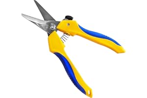 S&R Cisaille Multi-usage Ciseaux Coupe Tout en Acier Inox. Pour Couture, Cuisine, Bricolage. Cisaille Droite 19cm