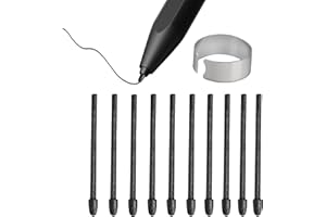 SUEEWE [10 Pezzi] Originale Felt Punte di Ricambio per Remarkable 1/2/Marker/Marker Plus & Boox Pen2 Pro/Boox Pen Plus/Boox Triangle Pen/BOOX Wacom Penna, per Boox Max/Note/Nova/Go/Tab Ultra&Mini Serie, Nero