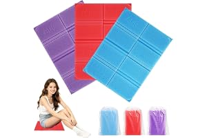 3-pack sittdynor utomhus vikbar – sittunderlag utomhus väderbeständig, termisk sittdyna vikbar, robust utomhus sittunderlag f