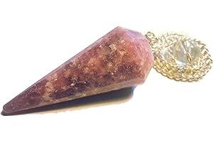 CHABOTTAKRA Pendolo Gemma/Pietra Preziosa Ametista Cristallo di Rocca ed Altre sorte