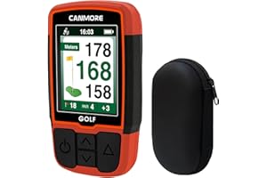 CANMORE HG200 Handheld Golf GPS & Case - Essential Golf Course Data and Score Sheet - Minimalist & User Friendly - 41,000+ Free Courses Worldwide and Growing - 4ATM Waterproof
