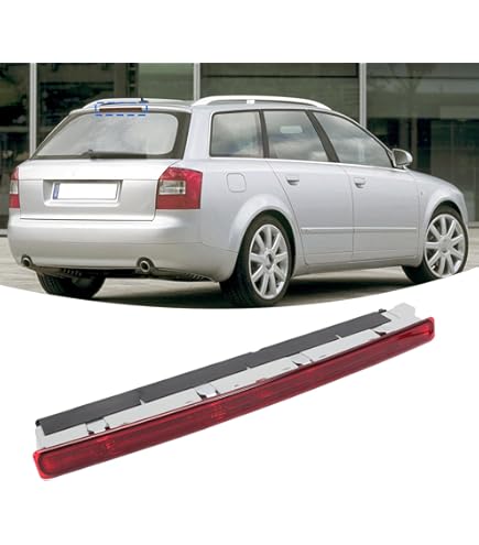 Lente Rossa LED Posteriore Alto Livello Centro Terzo Freno Stop Luce Per 2005-2011 A6 S6 RS6 Avant Allroad 4F C6