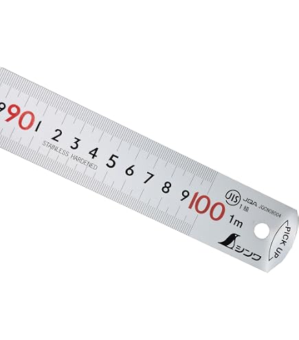 Righello In Acciaio Inox Shinwa 60 Cm – Precisione Classe 1 JIS – Con Scala MM Smerigliata