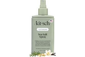 Kitsch Havssaltspray för män och kvinnor | Hårspray med rosmarin, biotin, magnesium – hårtexturiserare för naturliga lockar och beach waves, 177 ml
