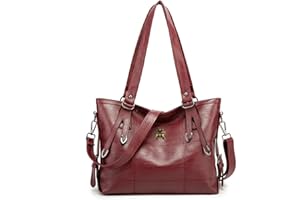 AINUOEY Donna Borse a Mano Borsa a Spalla Elegante Grandi Firmate Marca Tracolla Antifurto PU pelle 76608 1 pz