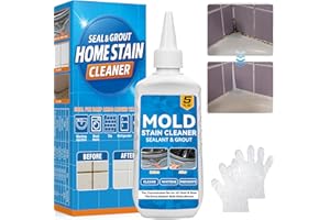 JOYAONE Mould Remover Gel 150 ml, Powerful Mould Magic for Front Loader Washing Machine Seal, Bathroom Grout, Shower, Rubber Gasket, Silicone and Caulk, Washing Machine Cleaner Mould Solution