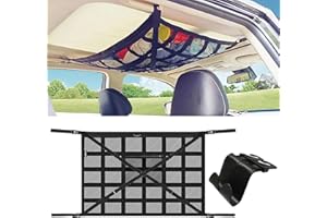 gotyou 90cmx65cm Samochód Sieci Bagaż,Siatka Samochodowa Samochodowa,Siatka Sufitowa dla Samochodów Jeep Van SUV