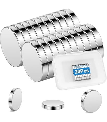 24 Magnetini Neodimio 12x16 Mm - Calamite Super Potenti Per Lavagne, Frigoriferi E Bacheche - Foto 3