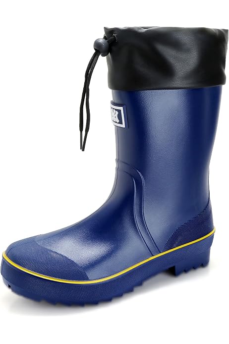 Bottes De Jardin Femme En Caoutchouc – Antidérapantes, Chaudes – Pour Randonnée, Pluie, Travail Extérieur
