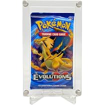 Titokiwi Trading Card Booster Case – Caja Protectora De Acrílico Para Sobres De Cartas Coleccionables, Con Dos Bases Intercambiables, Exhibe Tus Boosters Molones