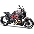 Maisto Plastic, Metal 1:12 Ducati Diavel Carbon, Red; Black