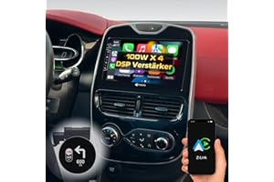 DYNAVIN Android Autoradio GPS pour Renault Clio VI 2014-2020, 9 Pouces Radio avec Wireless CarPlay et Android Auto | Head-up Display | Dab+ Radio: D9-RNCL Premium Flex