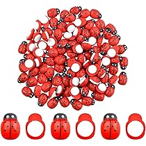 60 Api E Coccinelle Legno Autoadesive - Decorazioni Artigianato, Portafortuna, Per Feste E Matrimoni - Foto 11