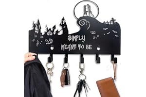 VIILUUXR iiluuxr Key Holder for Wall Self Adhesive Fantasy Cartoon Characters Key Hooks Wall Mounted Heavy Duty for Coat Hat Towel Key Hangers No Drill on Wall Christmas Decoration Door Entryway Hallway.