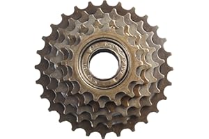 Yuanpgky MF-TZ500-7, 6,7,8 velocidades para bicicleta de tornillo en rueda libre 14-28T Tornillo en bicicleta de rueda libre (6 velocidades)