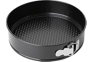 Florina Molde desmontable MERINGO | Redondo | 25,8 cm | Acero al carbono | Revestimiento antiadherente | Cierre de seguridad para desmoldado fácil | Resistente a arañazos y duradero | Apto hasta 210°C