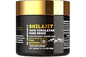 DR SOSNOWSKI'S Dr. Sosnowski's BioActive Shilajit Resin 60g | 120 Servings | 100% Pure Himalayan Resin, High Potency Fulvic Acid