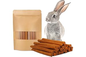HZSZJMN 300g Bunny Chew Toys Rabbits Chew Sticks Natural Carrot sticks Teeth Grinding Toy Rabbit Hamster Guinea Rat Gerbil Small Animals Toys Improves Dental Health