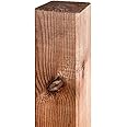 Pali 7 x 7 x 180 cm, recinto di legno, pali in legno per recinti di rete metallica, recinzioni in plastica, pali in legno di 