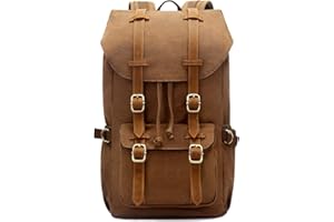 EverVanz Sac à Dos Grande Taille en Toile, pour randos, Voyages ou école, Peut accueillir Un Ordinateur 15 Pouces