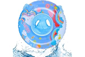 Puddry Schwimmring Baby 3 6 Monate, Schwimmreifen Baby, Sicher Schwimmhilfe Baby, Cartoon Schwimmtrainer Baby, Schwimmhilfe Baby ab 1 2 3 Jahr,Baby Schwimmring für ab 3-6 Monate