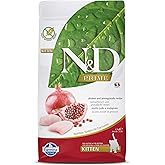 N&amp;D Prime Kuru Kedi Maması, Tahılsız, Tavuk ve Narlı, Yavru Kedi, 1.5 kg