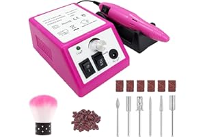 LAZY LADY Professionelle elektrische Nagelfräser, 20.000 RPM, pediküre set fußpflege elektrisch, elektrische nagelfeile, nagel fräsmaschine für maniküre und pediküre