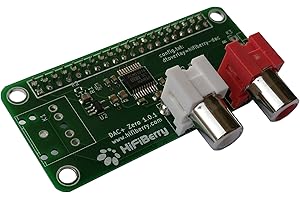 HiFiBerry DAC Passend Fuer (Entwicklungskits): Raspberry Pi Zero, DAC+ Zero, Schwarz