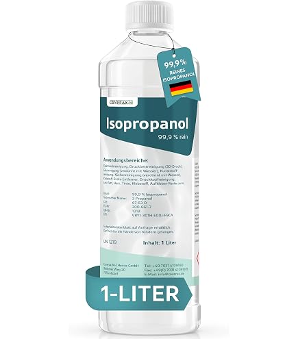 CHOSA Isopropanol 99, 9% Sprühflasche - Isopropylalkohol Hohe Reinheit