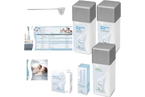 SpaTime Spar-Set Aktivsauerstoff-Pflege 3,7 kg - BAYROL Spa Time - Starter Set für die Whirlpoolpflege mit Sauerstoff - pH-Minus - Teststreifen mit 5 Funktionen - Wasser-Rein