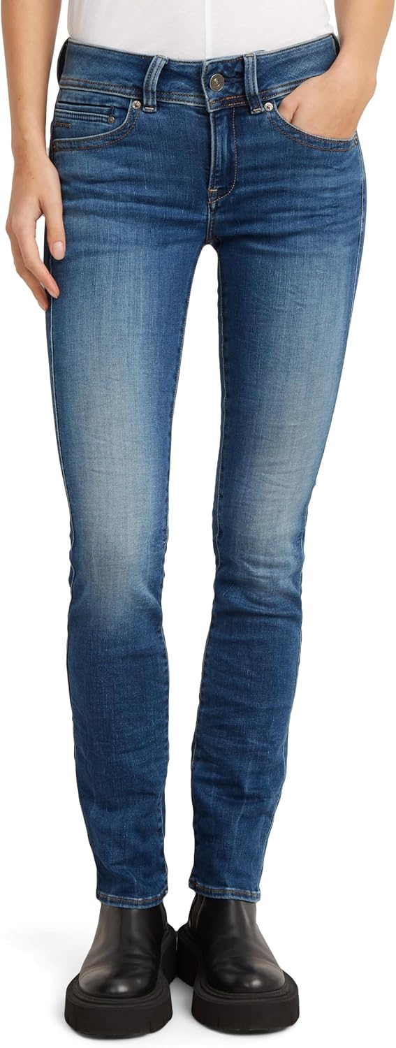 G-Star Mujer Midge Saddle Straight Jeans
