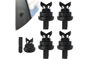 ICYWINK 4 pezzi Cappelliera Posteriori Clip di Fissaggio, 7705099001 8200675047, Cappelliera Posteriori Clips Voiture compatibile con Clio III Megane III IV