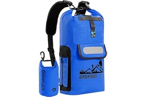 IDRYBAG Mochila Seca Impermeable Flotante 20L/30L/40L, Mochilas Secas Impermeables para Hombres, Saco Seco Impermeable para Kayak