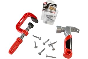 little tikes Creative Construction Hammer & Nail Set - Include 5 Accessori, Set di Costruzioni per Gioco di Finzione, per Bambini. età 3+