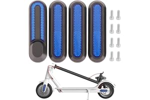Yungeln 4 Tapacubos de Plástico con Reflectores Compatible para Patinete Eléctrico Xiaomi M365 1S Essential Pro2