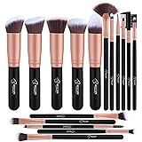 Makeup Brushes BESTOPE Makeup Brush Set Professional 16-Piece Make Up Brushes Premium Synthetic Foundation Brush Blending Fac