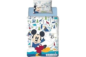 Mickey Mouse Disney Children’s Cot Bed Duvet Junior Toddler Bedding Duvet Cover | Little Wanderer Design