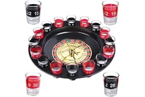 Schramm(R) Drinking Game Roulette z pude³kiem na prezent Party Game Drinking Game dla doros³ych