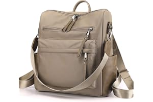 ZOCILOR Women's Fashion Backpack Purse Multipurpose Design Convertible Satchel Handbags and Shoulder Bag PU Leather Travel bag