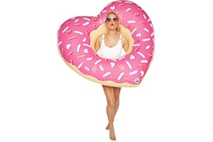 BigMouth Inc Giant Heart Doughnut Pool Float