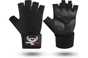 ‎BEAST RAGE BEAST RAGE Gewichtheberhandschuhe für Herren und Damen, Handgelenkstütze, gepolstert, Handflächenschutz, atmungsaktiv, eng anliegend, für Fitness, Training, Fitnessstudio-Handschuhe