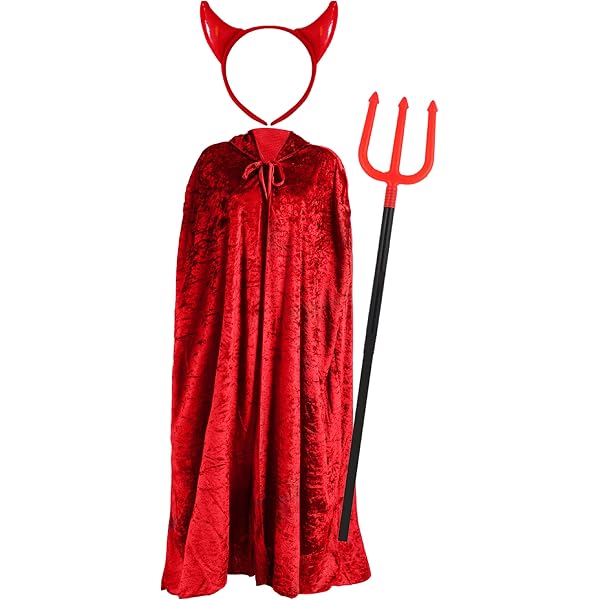 Corna da diavolo nero-rosso - carnevale, party, halloween - travestimento per adulti