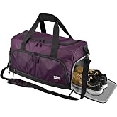 HAEGS Duffel Bag, 10 Pockets, Shoe compartment, Waterproof Wet Goods Pouch, Durable Men's Women's Traveler with Organizer Design